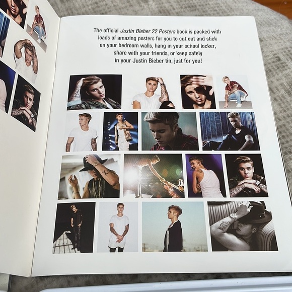Justin Bieber Official Collectors Tin 3 Books & Posters & Stickers, Centum Fan - Picture 5 of 5